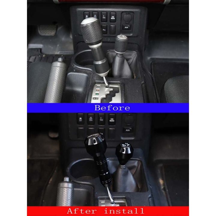thlt4a-car-gear-grip-head-shift-knob-modification-for-toyota-fj-cruiser-2007-2021-interior-accessories