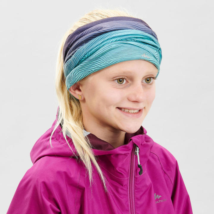พร้อมส่ง-ผ้าคาดศีรษะสำหรับเด็กใส่เดินป่า-kids-hiking-headband-mh500