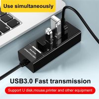 【Hot-Selling】 Rehmans store. USB 3.0 HUB Type C แหล่งจ่ายไฟ HUB 4พอร์ตอะแดปเตอร์ USB สำหรับแล็ปท็อปพีซีอุปกรณ์คอมพิวเตอร์แยก USB USB3.0ร้อน