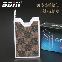 [COD] Personalized 20 cigarette whole pack soft set plastic box thickened anti-pressure creative advertising gift customization