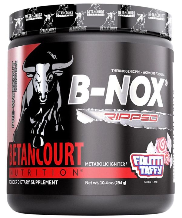 Betancourt Nutrition B-NOX Ripped (30 Servings), Pre-Workout Formula ...