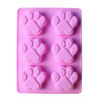 hot【cw】 Sixth Footprints Silicone Mold 6 Claw Mould Cubes Makers