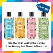 Sữa Tắm Chiết Xuất Từ Thiên Nhiên Love Beauty And Planet 400ml - Thái Lan