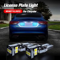 2pcs LED License Plate Light W5W T10 Lamp For Chrysler 300 300C 200 Sebring PT Cruiser Aspen Voyager Crossfire Neon Pacifica