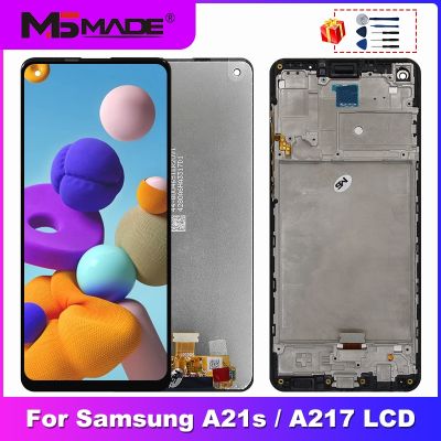 ☂ 6.5 quot; Original For Samsung Galaxy A21S Display A217F A217 LCD Touch Screen Digitizer Display For Galaxy A21S LCD A217F/DS A217H