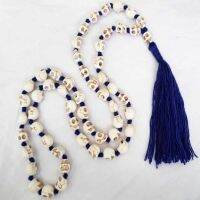 【cw】 8mm knot skull bead gemstone beads necklace Wrist Wristband Chain ！