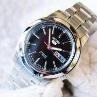 SEIKO 5 Automatic Mens Watch รุ่น SNKE53K1 สีเงิน/หน้าดำ สายสแตนเลส - สินค้าของแท้ 100% ประกันสินค้า 1 ปีเต็ม