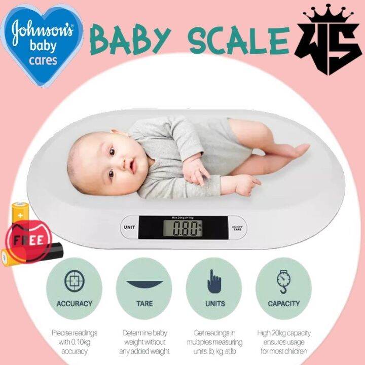 SPECIAL PROMO !!! [Ready Stock] Johnson Digital Baby Scale Baby
