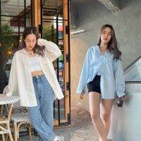 Heart it Oversize Shirt เสื้อเชิ้ตแขนยาวโอเว่อไซต์พร้อมส่ง