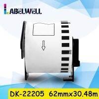 เครื่องพิมพ์ฉลากความร้อนแบบพิเศษ DK22205 DK-22205ฉลากขนาด162มม. * 30.48ม. DK-2205การเปลี่ยน22205แบบ DK สำหรับ QL-580N ฉลากบราเดอร์มาเกอร์ QL-650TD