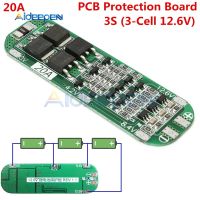 3S 20a ลิเธียมไอออนลิเธียม18650ชาร์จแผ่นป้องกัน Pcb โมดูลป้องกันการชาร์จเซลล์12.6V