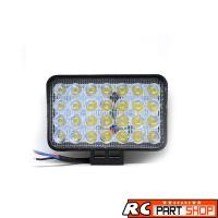 ไฟสปอร์ตไลท์ LED เหลี่ยม (6 นิ้ว 28 เม็ด 84W) ปรับได้2ระดับ สำหรับติดรถยนต์ 12V/24V (1 ดวง)