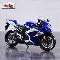 Maisto 1:12 SUZUKI GSX-R750ล้อแม็กกีฬารถจักรยานยนต์รุ่นจำลอง D Iecast โลหะถนนแข่งรถจักรยานยนต์รุ่นเด็กของขวัญ