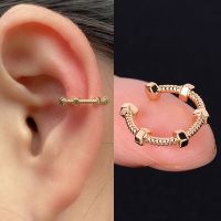 【hot】✖ﺴ▤  1pc Punk Cuff Wrap Clip Earrings Climber Ear Cartilage Stackable Fake Earing Non Piercing Cuffs