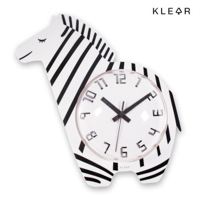 KlearObject นาฬิกาแขวนผนัง ม้าลาย Zebra Wall Clock : K319