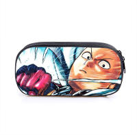 New One Punch Man Pencil Case Student Culture New Stationery Box Zipper Multifunctional Cartoon Pencil Box Wholesale Hot