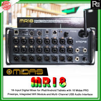 MIDAS MR18 +สินค้าของแท้ ประกันศูนย์+ MIDAS MR18 MIXER Digital MR 18 ดิจิตอล มิกเซอร์ 18 แชลแนล MR-18 18 Channel input Multitrack ไมดาส พีเอ ซาวด์ เซนเตอร์ PA SOUND CENTER