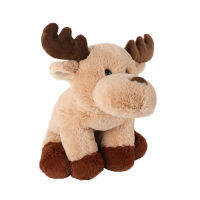 น่ารัก Caribou Furry Reindeer Flopsie Moose ตุ๊กตาสัตว์ตุ๊กตาของเล่นสำหรับเด็กทารกวันเกิด Bedtime Decor