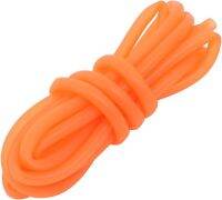 4mmx6mm Heat-Resistant Silicone Rubber Tube Hose Pipe Orange 2 Meter Long