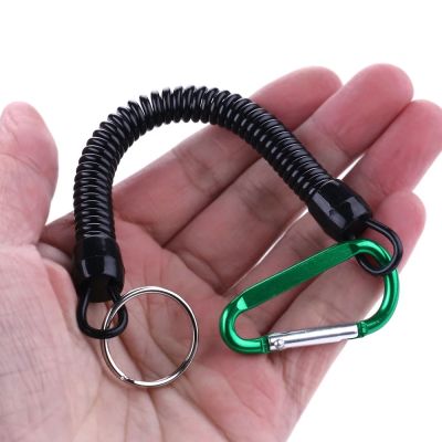 Lanyard Handy Convenient Holder Rope Anti lost Anti drop Car Keychain Spring Elastic Rope Security Gear Halloween Outdoors Tool