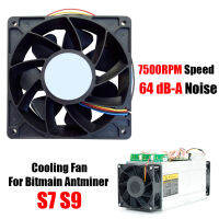 7500RPM Cooling Fan For Bitmain Antminer S7 S9 Cooler For Bit Main Ant Miner Workstation CPU Cooling 4-pin Connector