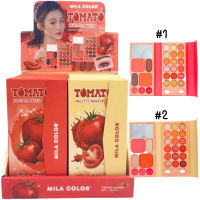 Make up Palette makeup MILA COLOR EYESHADOW TOMATO no.MC-5060 มิลาคัลเลอร์ พาเลท เมคอัพ มีหลายสีให้เลือก