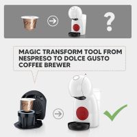 【YF】 Adaptador De Cápsula Para Cápsulas Nespresso Converter Dolce Gusto Crema Faça Máquina Café Piccolo Xs Genio 2