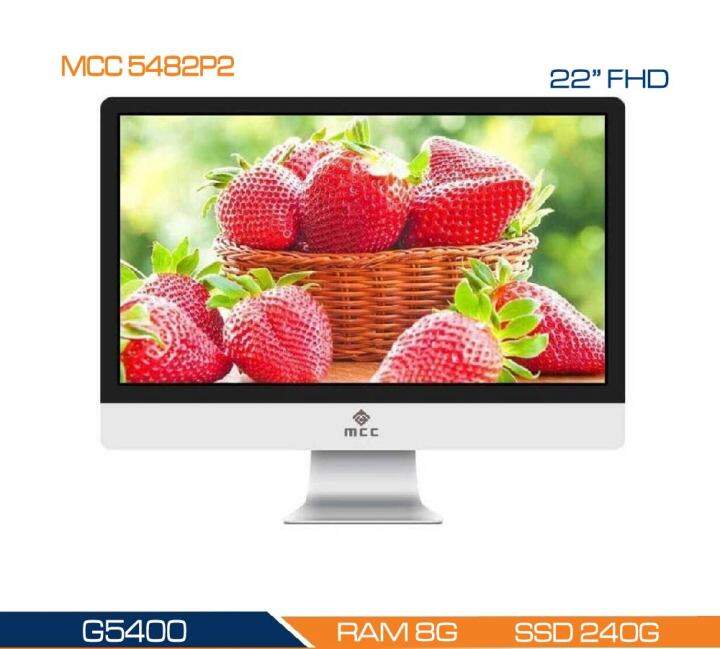 Bộ PC All in ONE MCC 5482P2 Home Office Computer CPU G5400/ Ram8G/  SSD240G/wifi/camera/ 22inch[Chính hãng] 