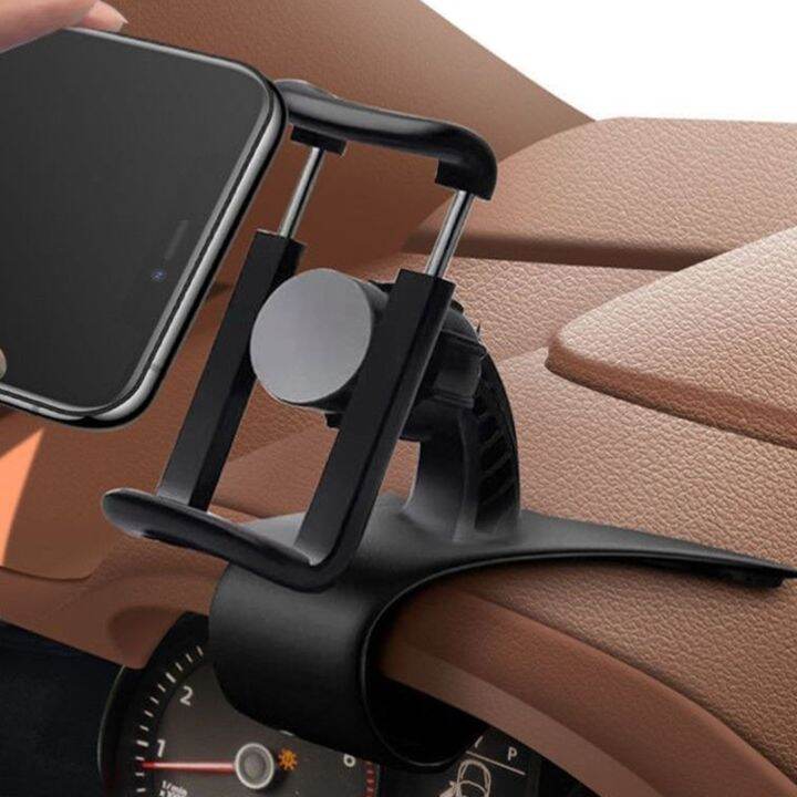 car-dashboard-phone-holder-clip-mount-stand-for-iphone-samsung-universal-adjustable-size-gps-support-clips-rotatable-bracket