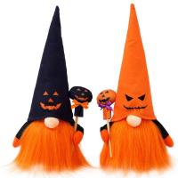 Halloween Gnomes Faceless Doll Halloween Decorations Handmade Pumpkin Dwarf Doll Table Ornaments for Holiday Decoration Bedroom Desk Living Room Decor everybody
