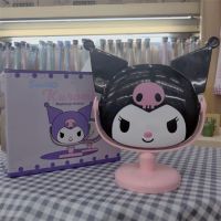 กระจกตั้งโต๊ะ อุปกรณ์แต่งหน้า Kuromi พกพาได้ กระจกแต่งหน้า  พร้อมส่ง 2 สี