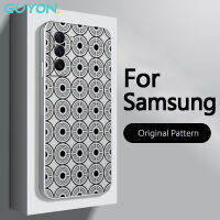 Guyon สำหรับ Samsung Galaxy S20บวก S21U S21FE S22 + S22พิเศษ5กรัมดีไซน์ใหม่นิ่มลายเคสโทรศัพท์ TPU ด้านชุบโลหะเงินด้วยไฟฟ้าสีเงินฝ้าป้องกันการตกแบบรวมทุกอย่าง