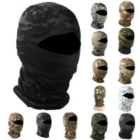 QianXing Shop Camouflage Woodl and Quick-drying Hood Full Face Mask Hunting Cycling Accessories