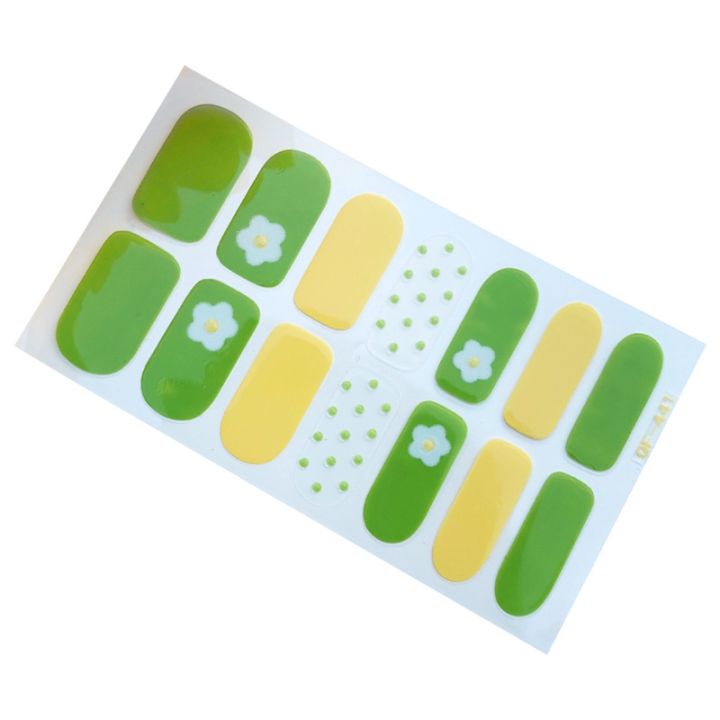 new-nail-sticker-wave-point-small-fresh-waterproof-nail-sticker-strawberry-rainbow-3d-popular-sticker-nail-sticker