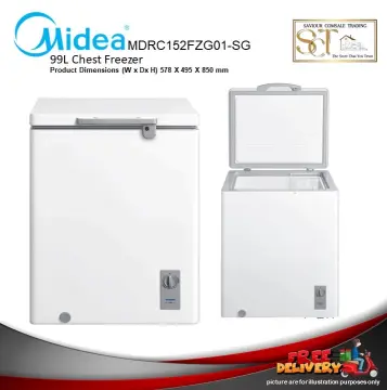PowerPac Chest freezer, Mini freezer 50L (PPFZ60)