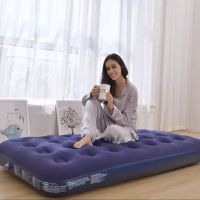 ที่นอนเป่าลม ที่นอนตั้งแค้มป์ ที่นอนปิคนิค 2.3 ฟุต SINGLE ขนาด 191 x 73 x 22 cm (SINGLE SIZE FLOCKED AIR BED) รุ่น KP-20411