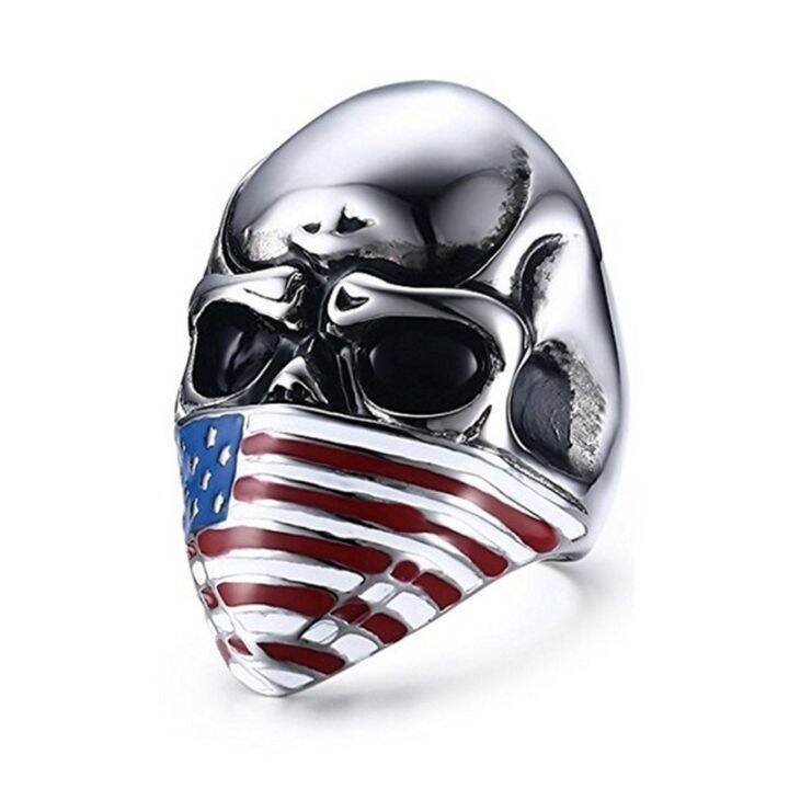 edc-skull-american-flag-self-defense-single-finger-buckle-ring-ladies-anti-wolf-mens-outdoor-finger-fist-ring-safety-tools