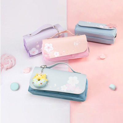 3D Pen Case Cartoon Pencil Case Large Capacity Pen Bag Primary School Stationery Box Girl Heart Stationery Bag 3D Pen Case Decompression Pen Bag Stationery Box For Girls Cute Pencil Case School Supplies Storage Bag Multi-layer Pencil Case