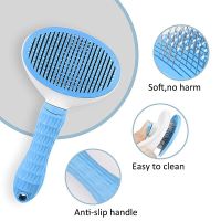 Pet Cat Hair Brush Cat Comb Grooming And Care Cat Brush Stainless Steel Comb For Long Hair Dogs Cleaning Pets Dogs Accessories Brushes  Combs