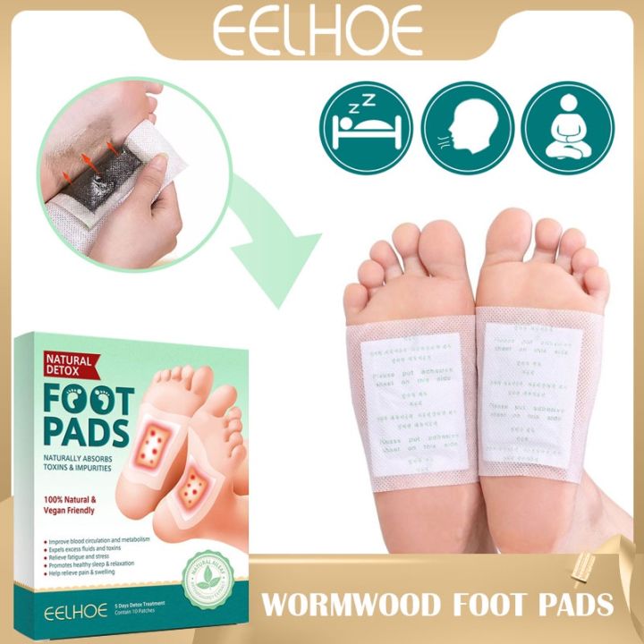 Eelhoe Natural Wormwood Foot Patch Dehumidification Herbal Essence ...