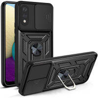 Samsung Galaxy A03s/Galaxy A03 Core/Galaxy A03/Galaxy A02s/Galaxy A02 Case,RUILEAN Slide Camera Lens and Kickstand Protective Case