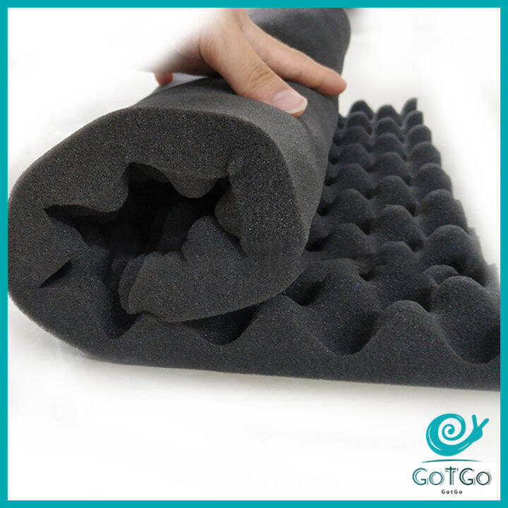 gotgo-แผ่นดูดซับเสียง-ดูดซับเสียงที่มีประสิทธิภาพ-กลิ่นไม่ฉุนไม่มีฟอร์มาลดีไฮด์-แผ่นซับเสียง-ฟองน้ำซับเสียง-ผ้าฝ้ายดูดซับเสียงฟองน้ำซ