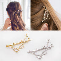 lovemango  เครื่องประดับผมแฟชั่นโลหะเขากวาง กิ๊บแฟชั่น กิ๊บแฟชั่นสวยๆ Fashion Hair Accessories Metal Antler Branch Tree Branch Shape Alloy Hairpin Barrette