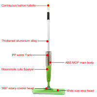 【cw】Magic Mop with Reusable Microfiber Pads Spray Mop Broom Set Household Wooden Floor Flat Lazy Mop Home Cleaning Tool ！