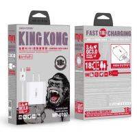 WK อุปกรณ์ชาร์จ ชุดชาร์จ kingkong WP-U107 3.4A ของแท้  สำหรับ iphone /samsung/type-c fast charging（รับประกัน 1 ปี）