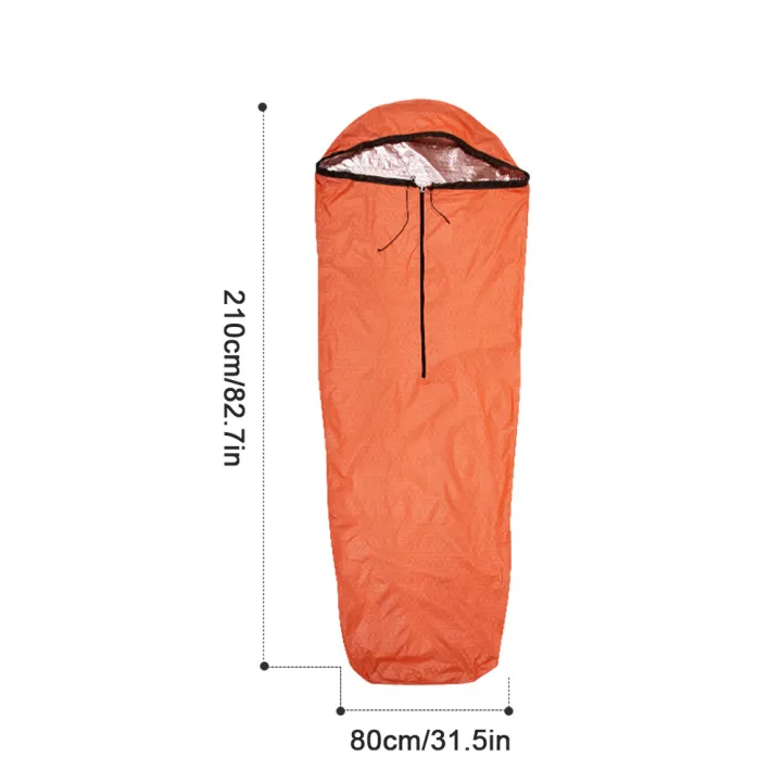 tomshoo-ถุงนอนฉุกเฉินน้ำหนักเบากันน้ำความร้อนสะท้อนแสงถุงนอนความร้อน-survival-gear-สำหรับการผจญภัยกลางแจ้งแคมป์ปิ้ง-hiking
