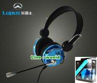 หูฟัง Lupus LPS-1004  พร้อมไมค์ ใช้ได้ทั้งเด็กและผู้ใหญ่ Headset with Microphone Suitable for kid &amp; adult