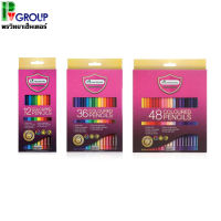 สีไม้มาสเตอร์อาร์ต 12 , 36 เเละ 48 สี Masterart coloured pencils เเท่งยาว