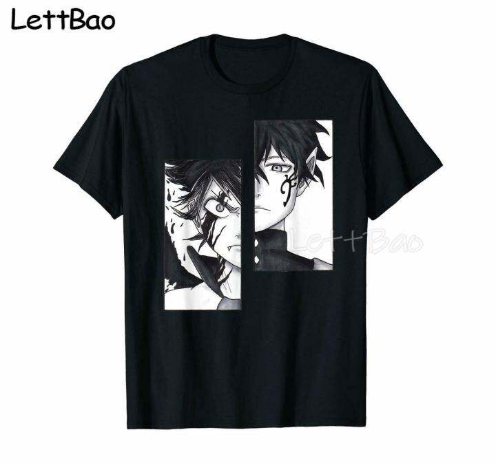 classics-black-clover-graphic-asta-and-yuno-anime-mens-tshirts-punk-tshirt-hipster-t-shirt-100-cotton-gildan