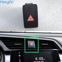 ▩№❁ Car Accessories Hazard Light Switch For Honda Civic 2016 2021 Emergency Switch Double Flash Switch Safety Warning Light